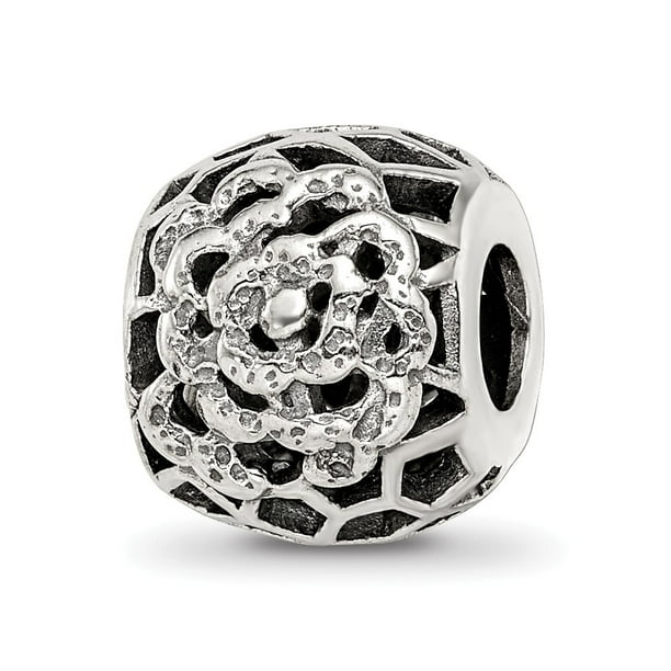 925 Sterling Silver Reflections Floral Bead 